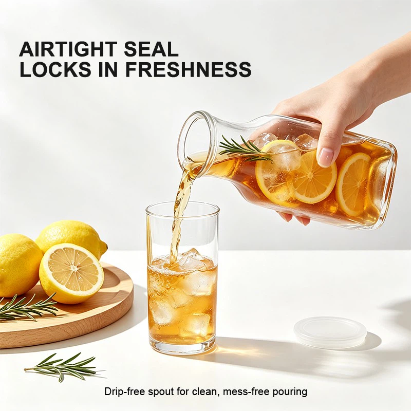 Glass Drinking Jar 1000ml suppliers
