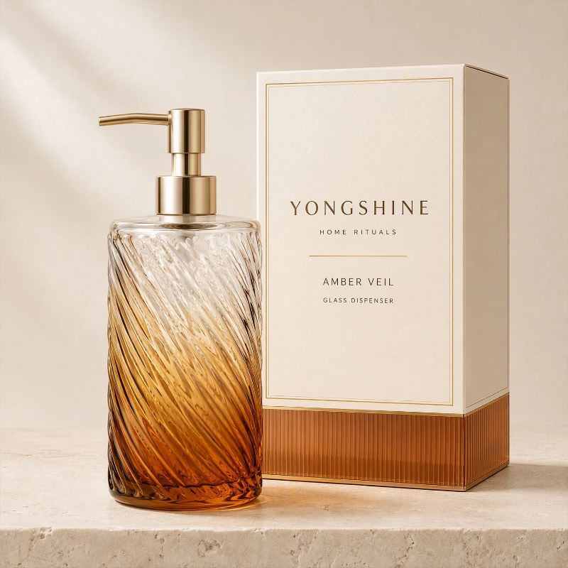 Glass Hand Soap Bottle