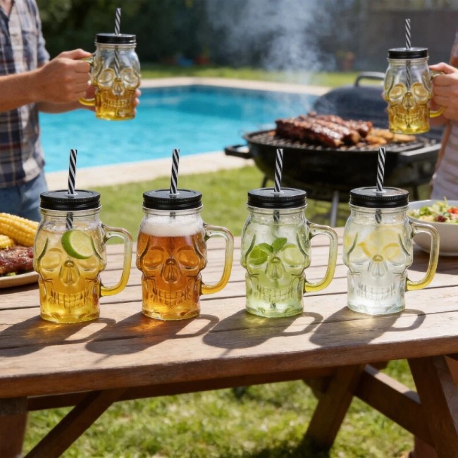 mason jar drinking glass with screw on lid and straw 3 mason jar drinking glass with screw on lid and straw 3