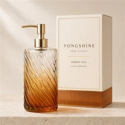 Glass Hand Soap Bottle