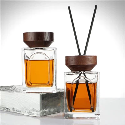 Square Glass Diffuser Bottles