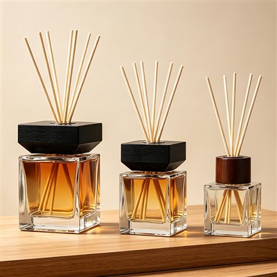 Square Reed Diffuser Glass Bottles